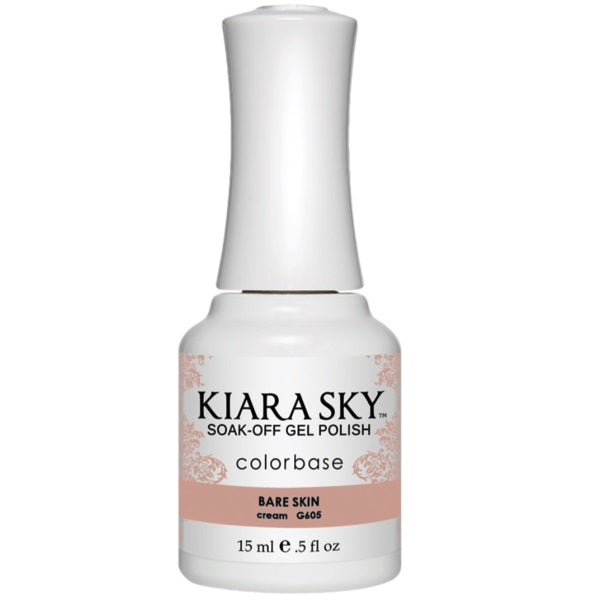 Kiara Sky - Esmalte en gel 0.5 fl oz - G605 Piel al natural