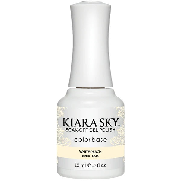 Kiara Sky - Gel Polish 0.5 fl oz - G645 White Peach
