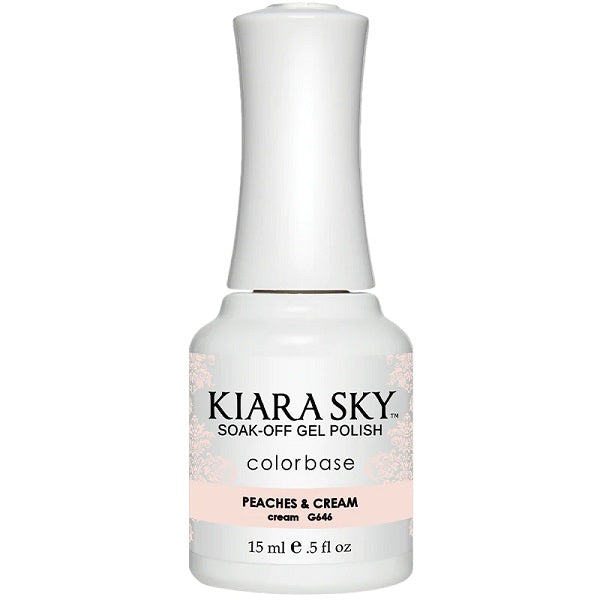 Kiara Sky - Gel Polish 0.5 fl oz - G646 Peaches and Cream