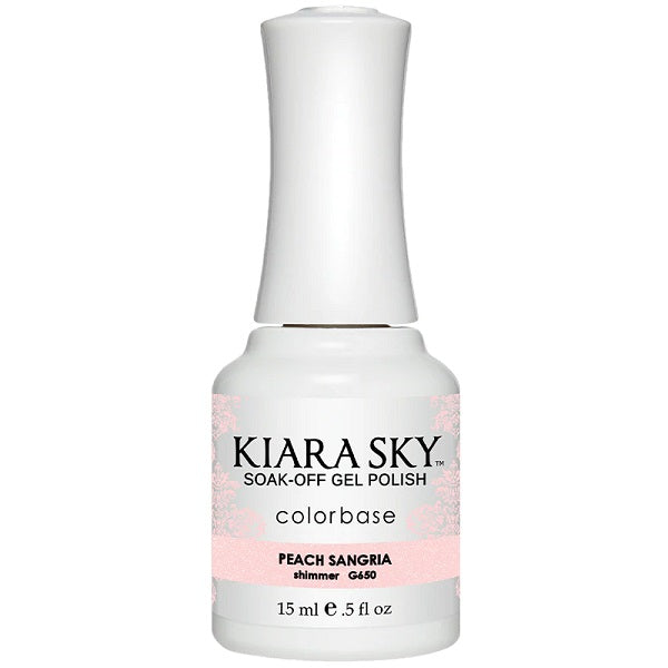 Kiara Sky Gel Polish - G650 Peach Sangria