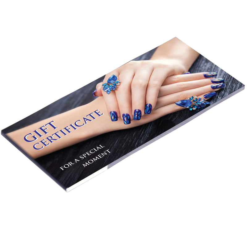 Nail Salon Gift Certificate | Design GC122 (2 books)