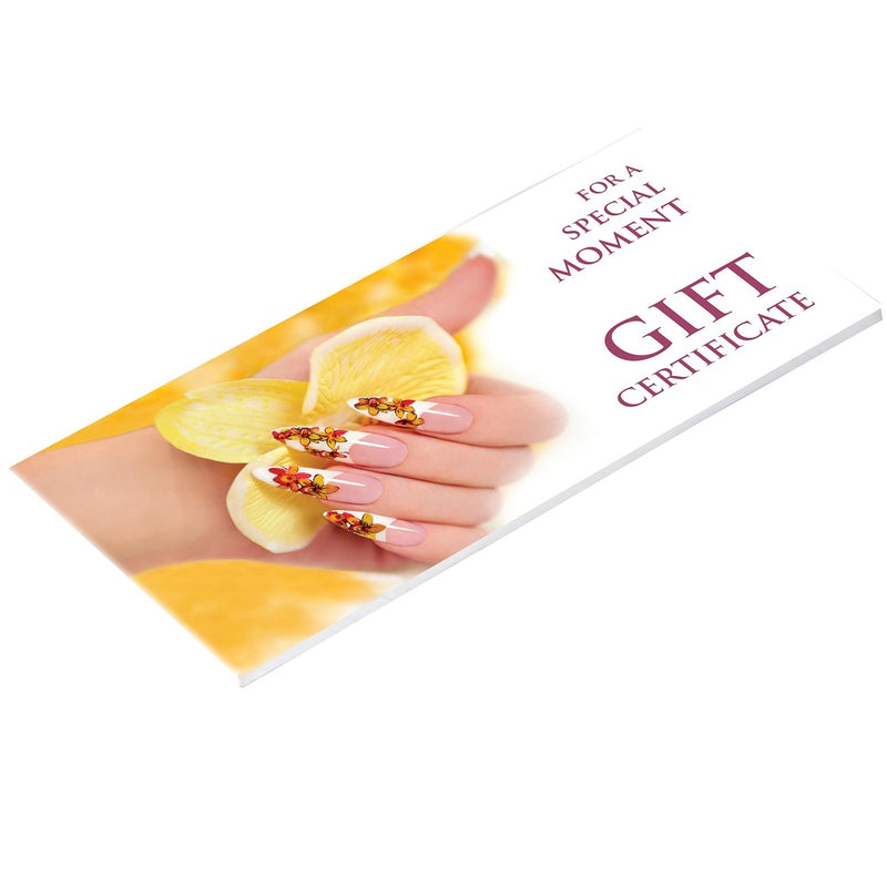 Certificado de regalo para salón de uñas | Diseño GC127