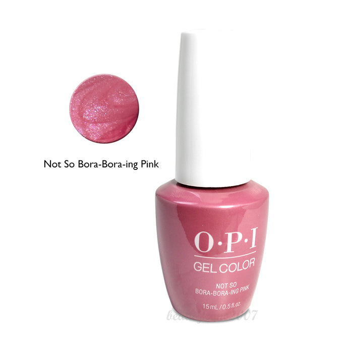 OPI Gel COlor GC S45 Not So Bora-Bora-ing Pink