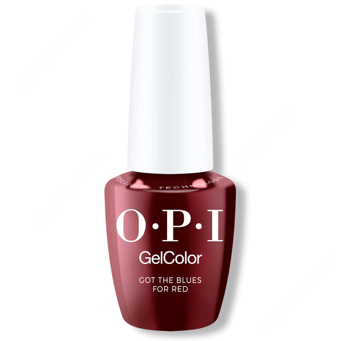 OPI GelColor Intelli-Gel - W52 Got the Blues for Red