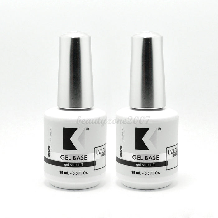 Kupa Gelfinity Gel BASE COAT UV/LED Cure Soak Off 0.5oz (Pack of 2)