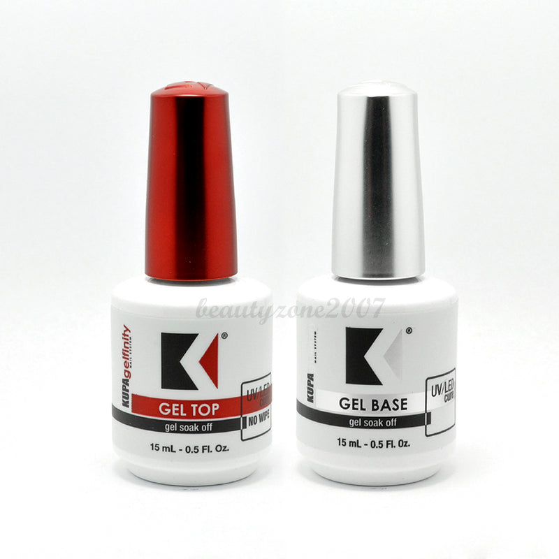 KUPA - GelFinity Base & Top Coat (No-Wipe) 0.5 Oz