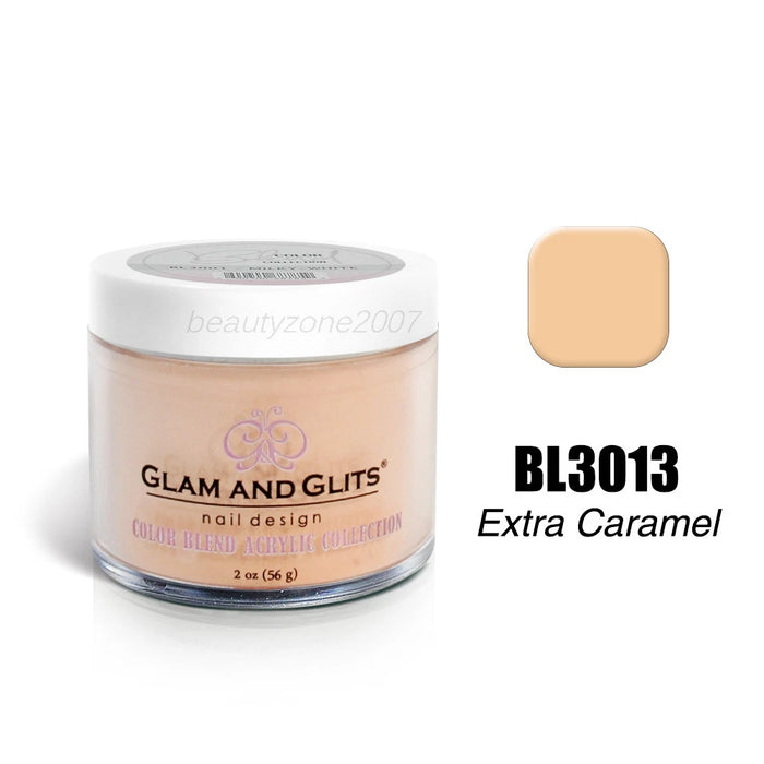 Glam and Glits Color Blend Nail Powder BL3013 - Extra Caramel 2oz
