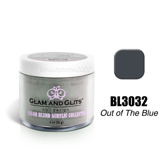 Glam and Glits Color Blend Nail Powder BL3032 - Out Of The Blue 2oz