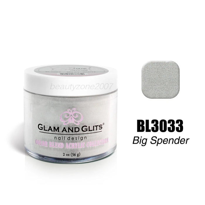 Glam and Glits Color Blend Nail Powder BL3033 - Big Spender 2oz