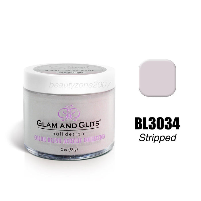 Glam and Glits Color Blend Nail Powder BL3034 - Stripped 2oz