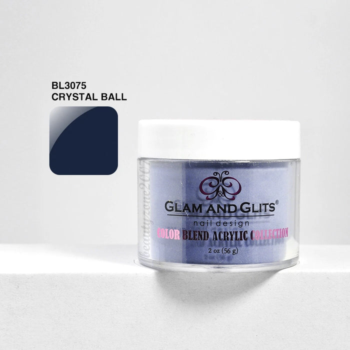 Glam and Glits Color Blend Nail Powder BL3075 - Crystal Ball 2oz