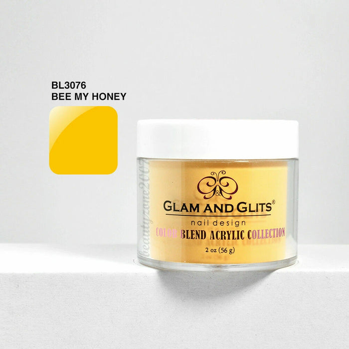 Glam and Glits Color Blend Nail Powder BL3076 - Bee My Honey 2oz