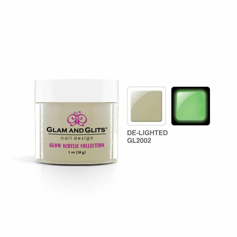 Glam & Glits - Glow Acrylic Powder - GL2002 De-Lighted 1oz