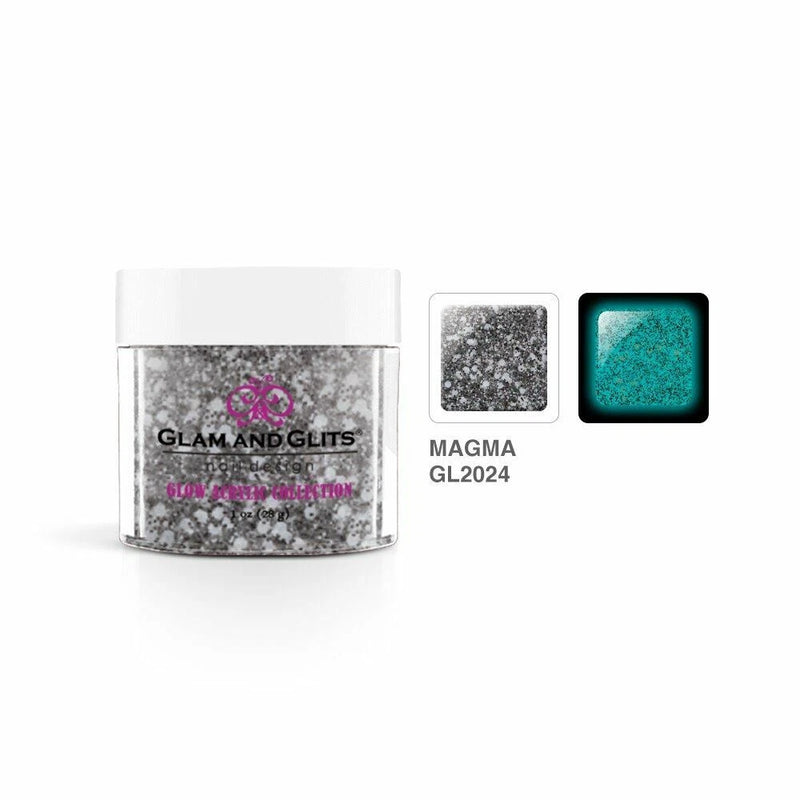 Glam & Glits - Glow Acrylic Powder - GL2024 Magma 1oz