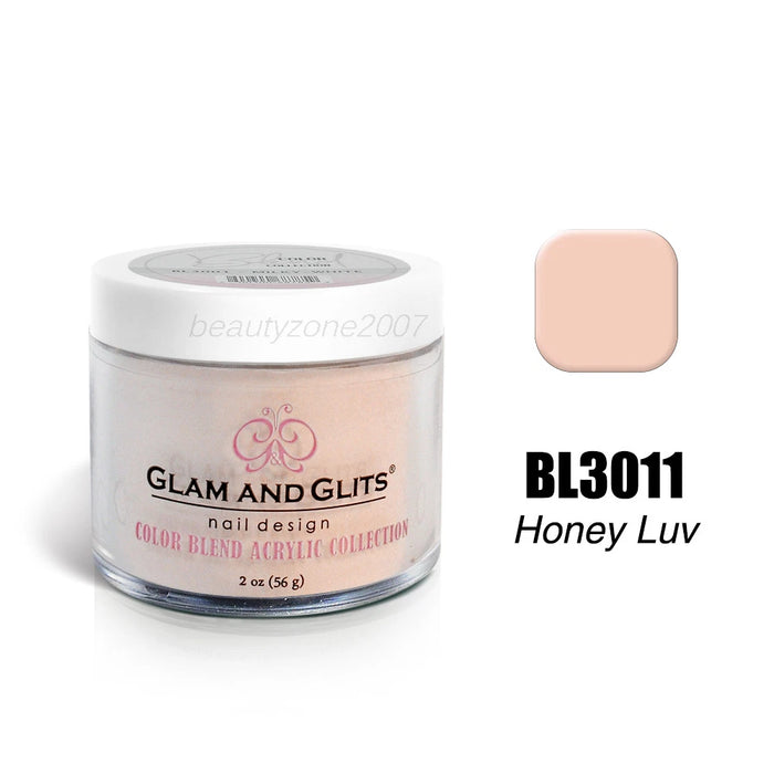 Glam and Glits Color Blend Nail Powder BL3011 - Honey Luv 2oz