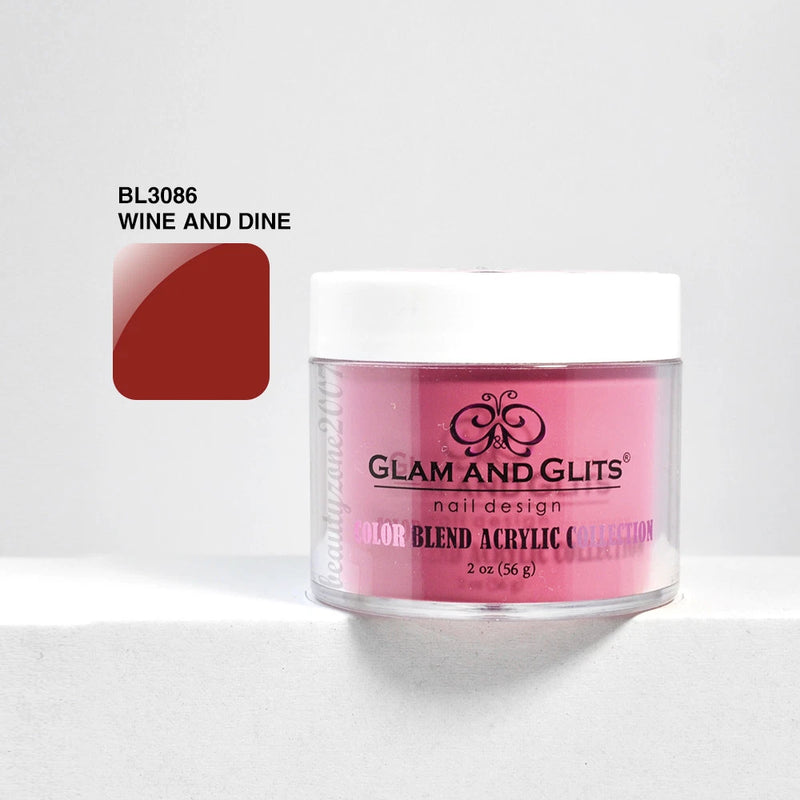 Glam & Glits - Color Blend Powder - BL3086 Wine And Dine 2 oz