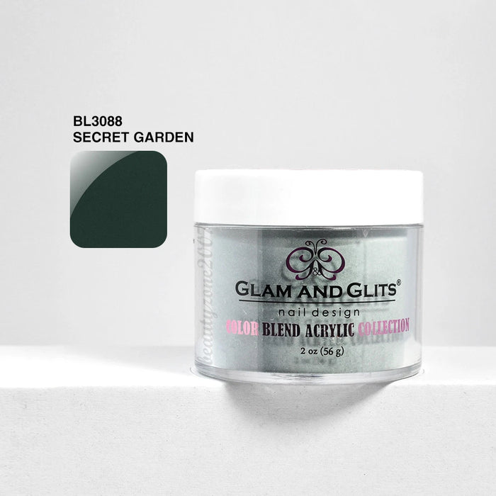 Glam and Glits Color Blend Nail Powder BL3088 - Secret Garden 2oz