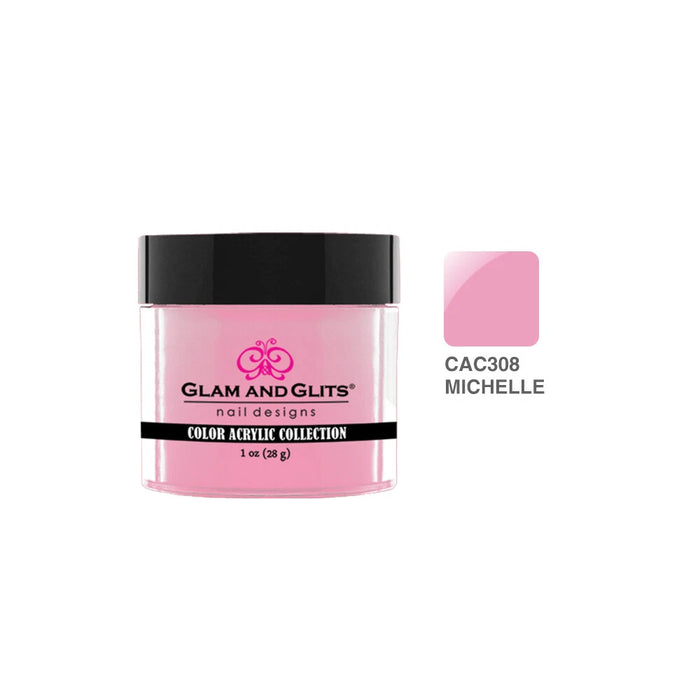 Glam And Glits Color Acrylic Powder CA308 Michelle 1oz