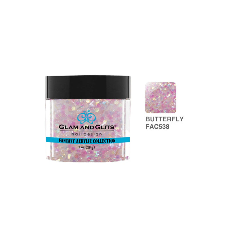 Glam & Glits - Polvo acrílico de color - FA538 Mariposa 28 g