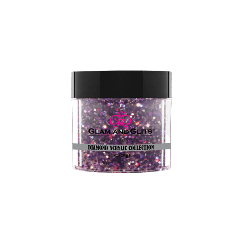 Glam & Glits - Polvo acrílico diamante - 45 Purple Vixen 1 oz