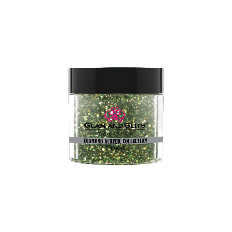 Glam & Glits - Diamond Acrylic Powder - 57 Green Smoke 1 oz