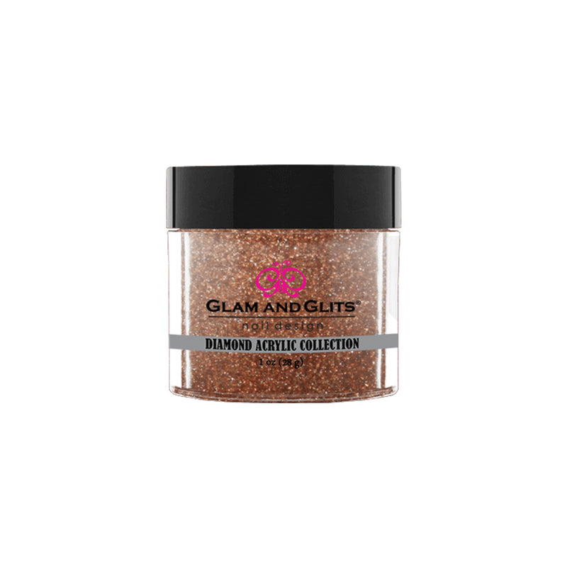 Glam & Glits - Polvo acrílico diamante - 74 Hazel 1 oz