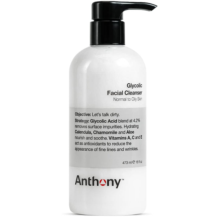 Anthony - Glycolic Facial Cleanser 16 oz