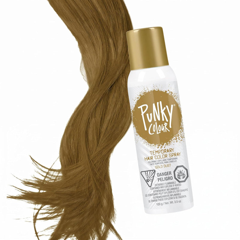 Punky Colour - Temporary Hair Color Spray - Gold Dust 3.5 oz
