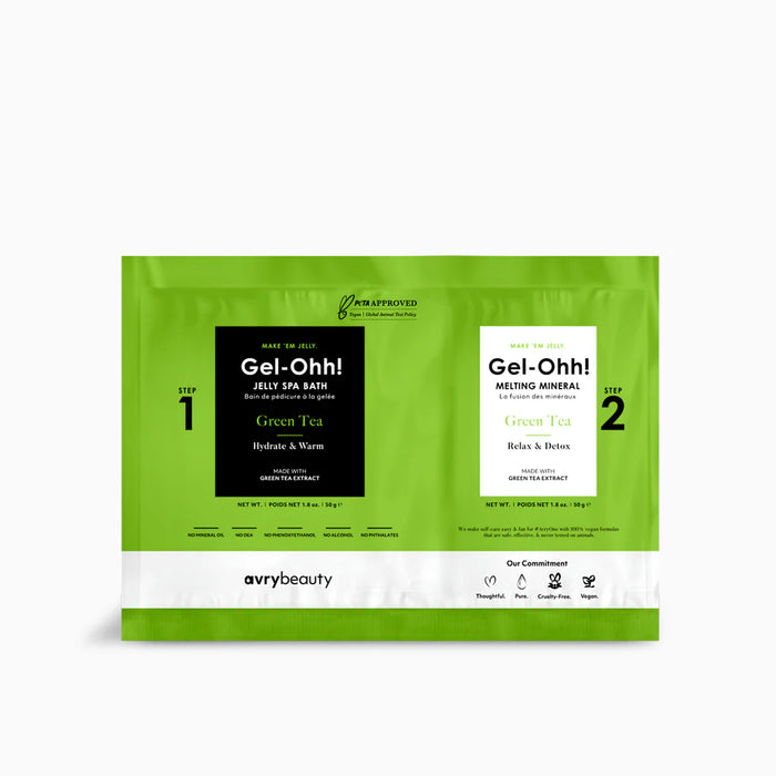 AvryBeauty - Jelly Spa Bath Pedicure Set - Green Tea (20 Pack)