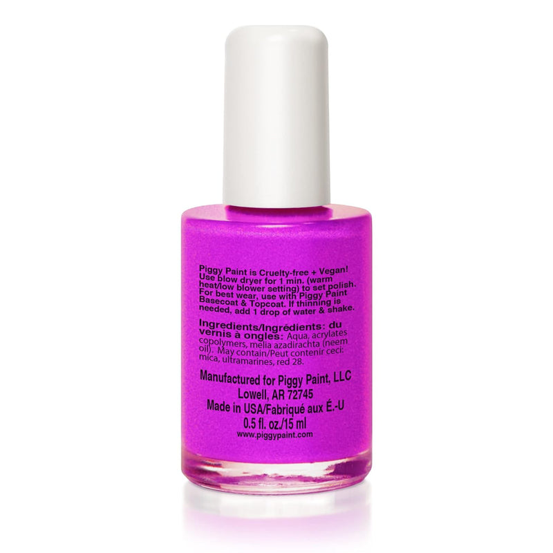 Piggy Paint 100% Non-toxic Girls Nail Polish - Groovy Grape - Purple