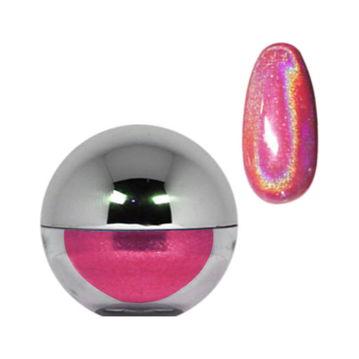 Aora Chrome Powder - H1 Rainbow Hologram Pink