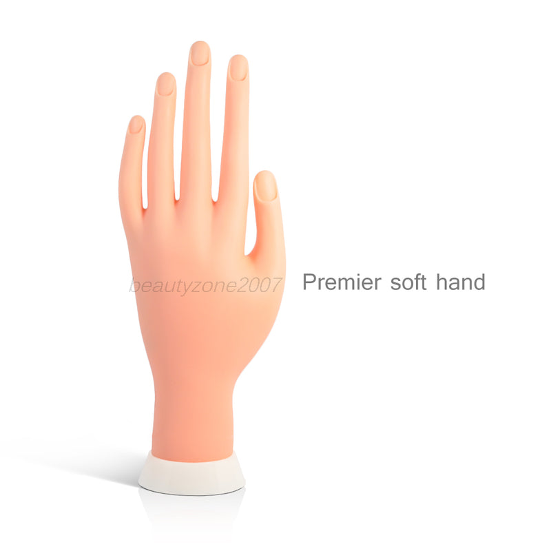 DL Professional - Mano de práctica de goma suave premium HAND-2