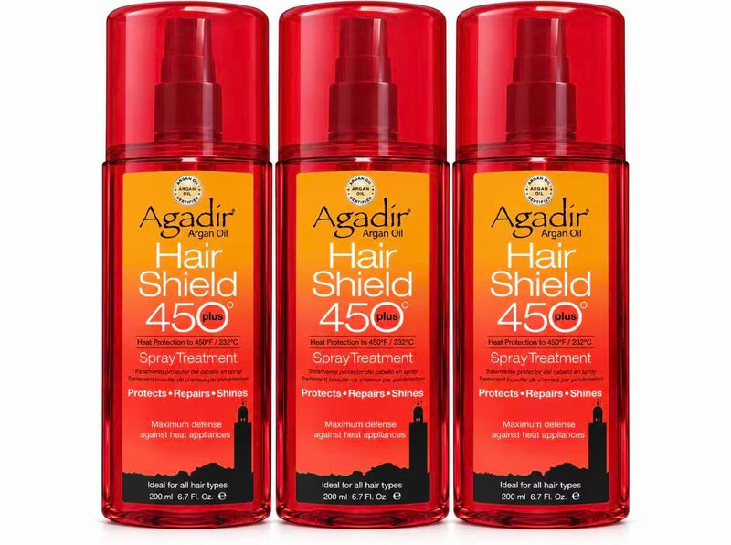 Agadir - Argan Oil Hair Shield 450 - Spray Treatment 6.7 fl oz (3 Pack)