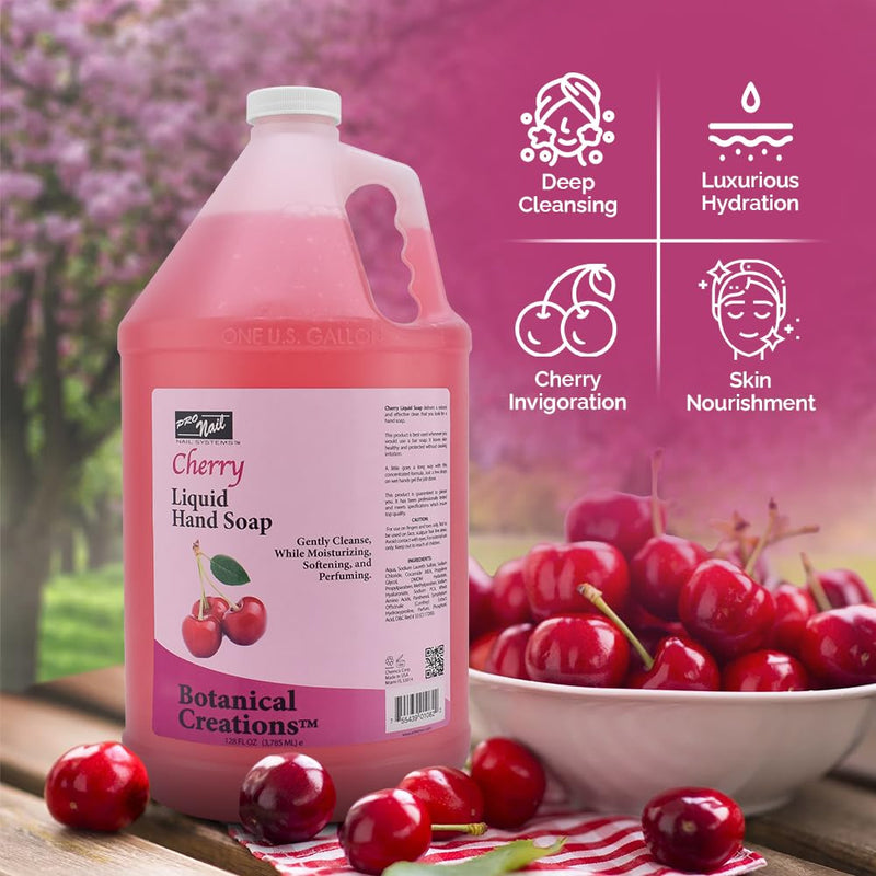 ProNail - Jabón líquido para manos - Cereza 3.8 litros