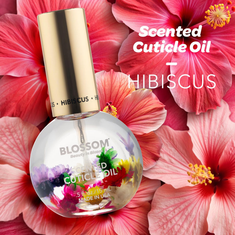 Blossom - Cuticle Oil - Hibiscus 0.5 oz (2 Pack)