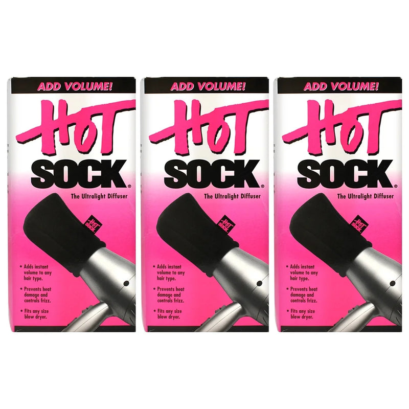 Hot Sock - Hair Blow Dryer Diffuser (3 Packs)