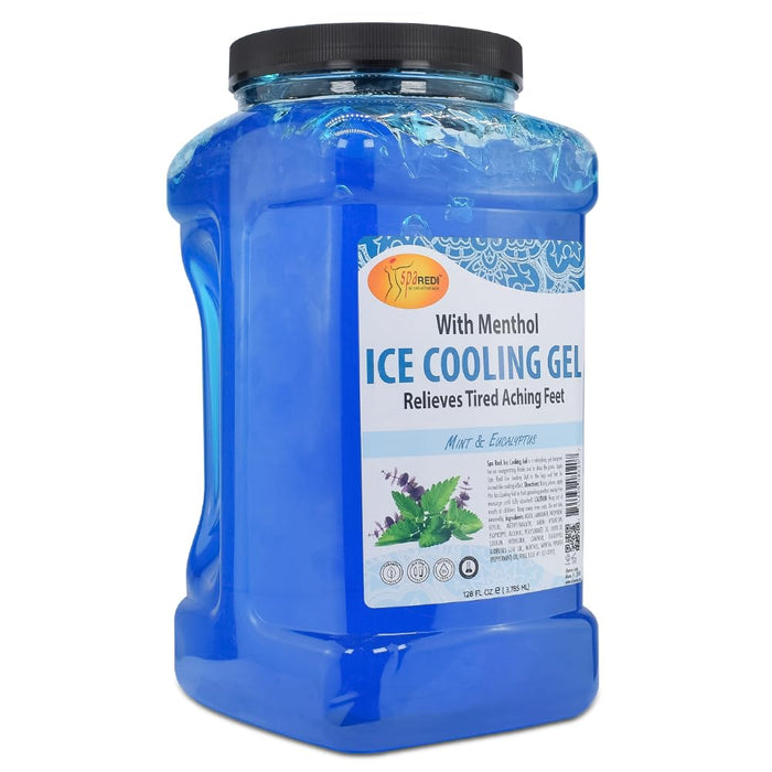 Spa Redi - Pedi Ice Cooling Gel - Mint & Eucalyptus 128 oz