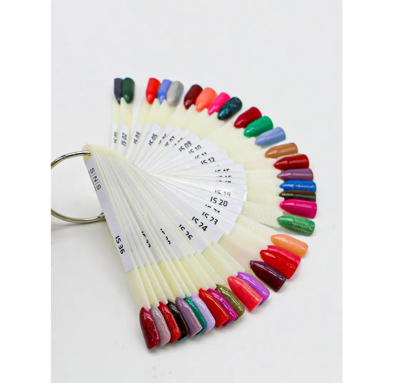 SNS Indian Summer Collection Color Swatches / Color Chart / Color Sample
