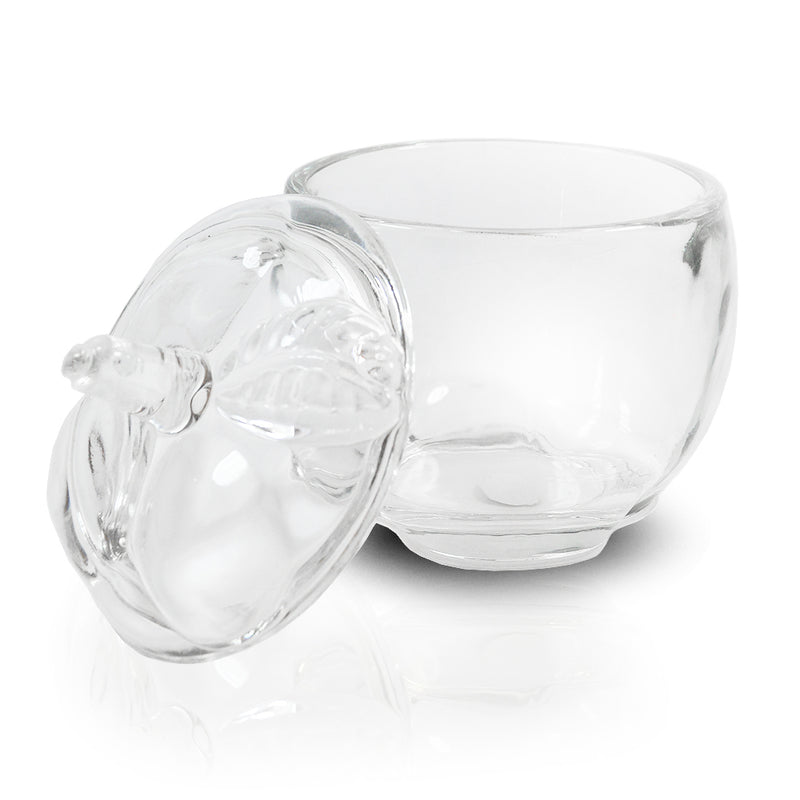 Pumpkin-shaped Acrylic Monomer Jar with Lid