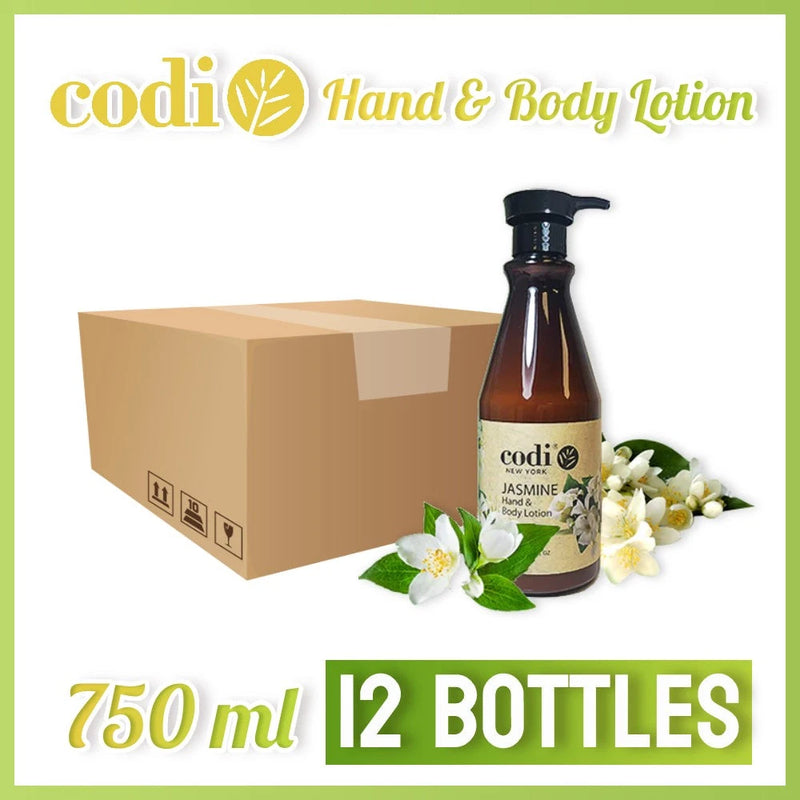 Codi - Loción para manos y cuerpo - Jazmín 25 oz (Paquete de 12)
