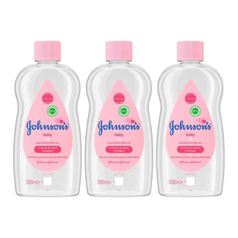 Johnson's - Baby Oil 10.2 oz (300ml) (3 Pack)