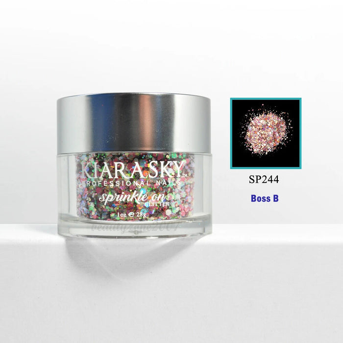 Kiara Sky Glitter Powder - SP244 Boss B 1oz