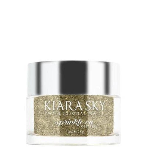 Kiara Sky Glitter Powder - SP280 Gold My Hand 1 oz