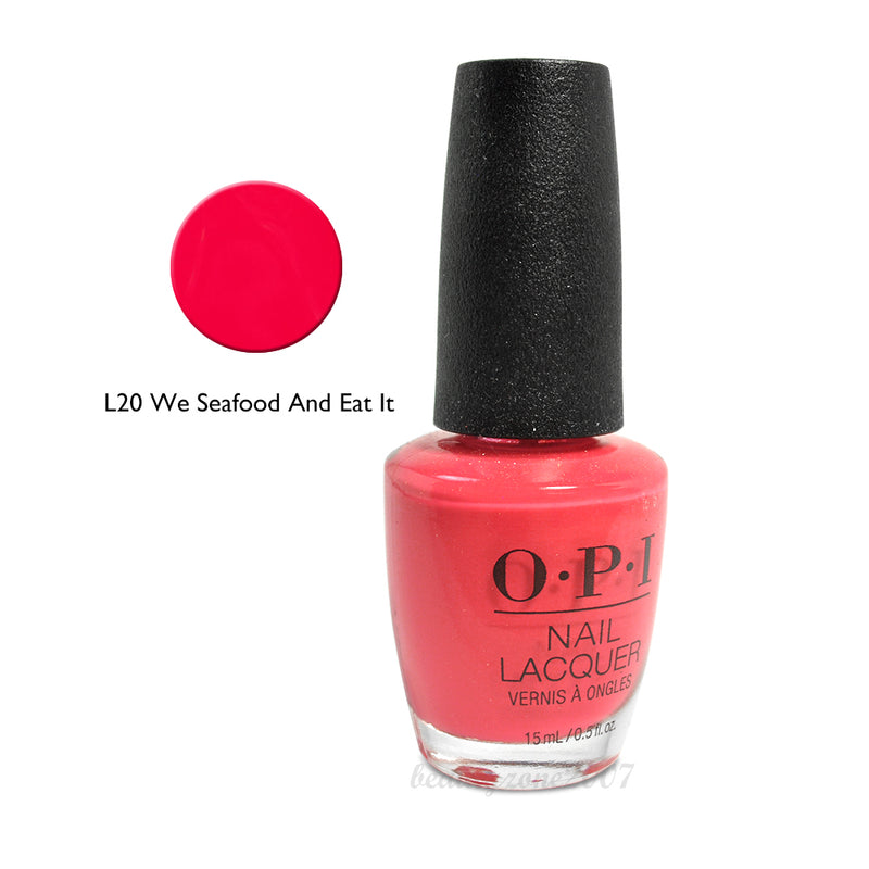 Esmalte de uñas OPI - L20 We Seafood And Eat It 0.5 fl oz