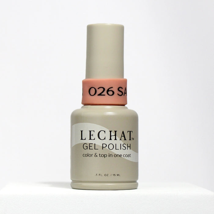 LeChat Color & Top Gel Polish - LG026 Salmon Run