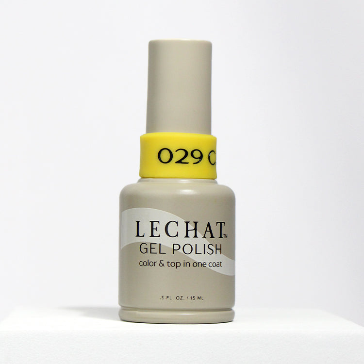 LeChat Color & Top Gel Polish - LG029 Canary 0.5 fl oz