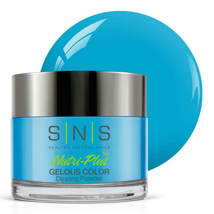 SNS Dip Powder - LG04 Blue Curacao 1oz