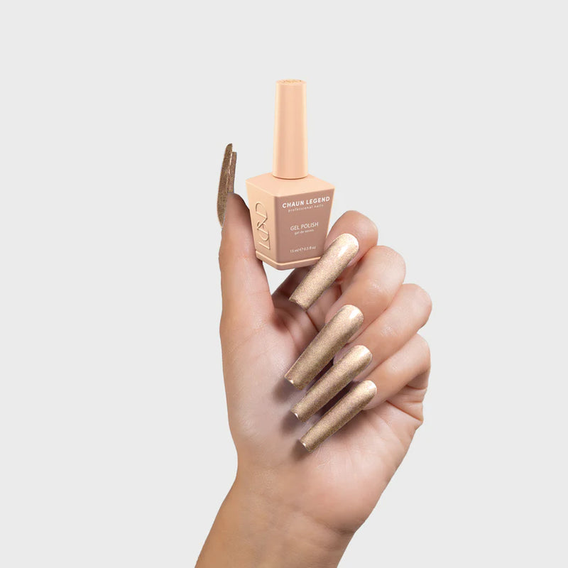 Chaun Legend - Esmalte en gel - LG5082 Rosa escarchado 