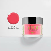 SNS Dip Powder LV36 Ooh La La Summ 1 oz SNS professional dipping powder