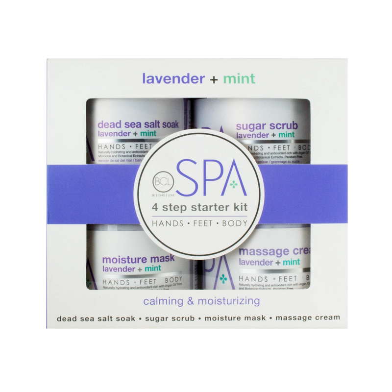 BCL SPA - Kit de inicio de 4 pasos con lavanda y menta